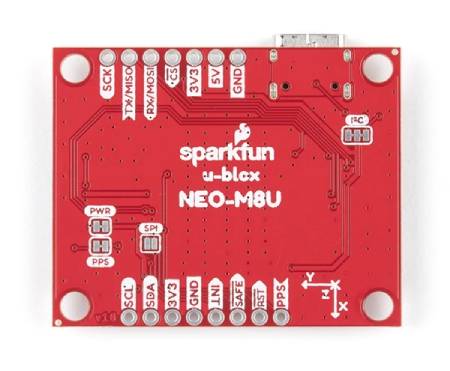 Moduł GPS NEO-M8U - Dead Reckoning - Qwiic - SparkFun GPS‑16329