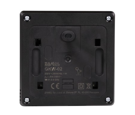 Zamel Supla GKW-02 - sterownik ogrzewania - WiFi - aplikacja Android / iOS - czarny