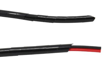 Organizer do przewodów 8mm/10m - czarny