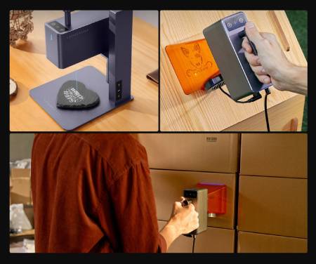 LaserPecker LP2 - grawerka laserowa 5 W - zestaw podstawowy