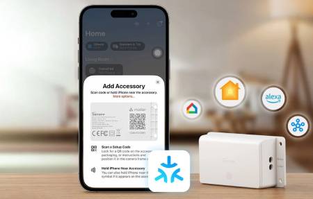 Sonoff Basic R5 Gen5 - inteligentny przełącznik 10 A WiFi / Matter - aplikacja Android / iOS