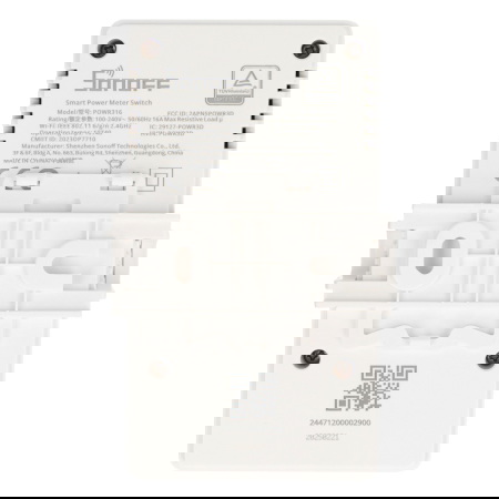 Sonoff POW Origin POWR316 - przełącznik WiFi z funkcją pomiaru prądu - aplikacja Android / iOS