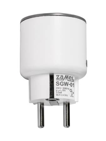 Inteligentne gniazdko WiFi z pomiarem energii - 16A - Zamel SGW-01
