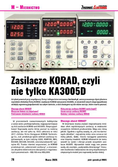 Zrozumieć Elektronikę - miesięcznik, wydanie cyfrowe