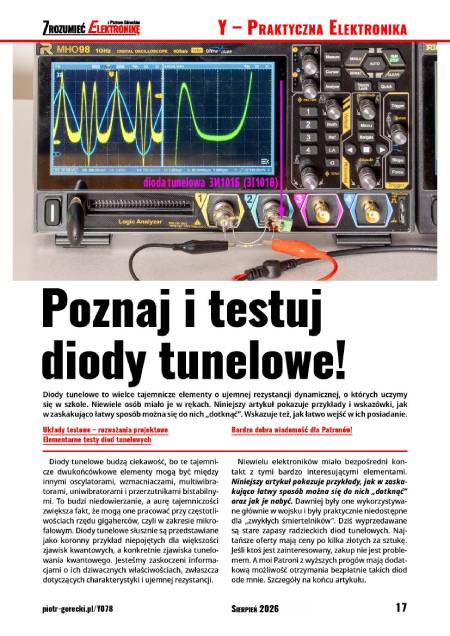 Zrozumieć Elektronikę - miesięcznik, wydanie cyfrowe