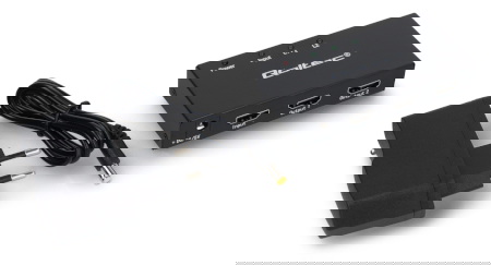 Aktywny rozdzielacz splitter 2x HDMI 4K / 2K 3,4Gb/s - Qoltec 51796