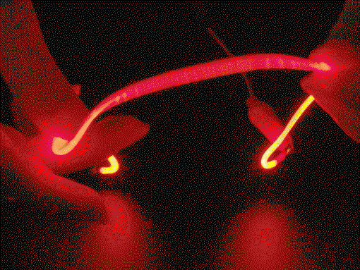 Flexible LED Filament - elastyczna taśma LED Noodle - 3 V 130 mm
