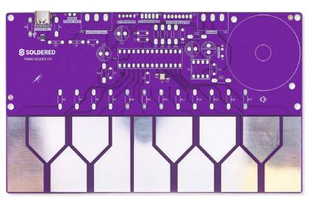 Piano Solder Kit - zestaw edukacyjny do nauki lutowania - ATmega328P - Soldered 333181