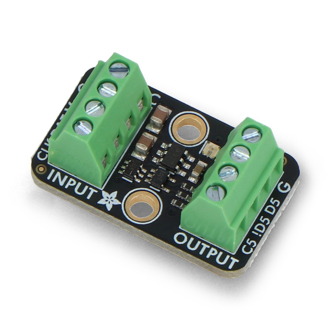Pixel Shifter - konwerter poziomów logicznych 3,3 V / 5 V do adresowalnych diod LED - Adafruit 6066