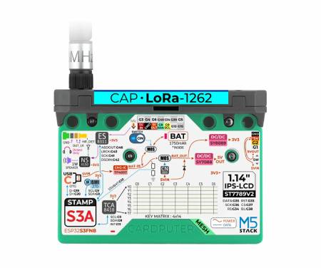 Cardputer Mesh Kit for Meshtastic - przenośny komputer LoRa Mesh z GPS - M5Stamp S3A - ESP32-S3FN8 - M5Stack K152