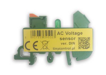Tinycontrol - czujnik obecności napięcia sieciowego 230 V AC - na szynę DIN
