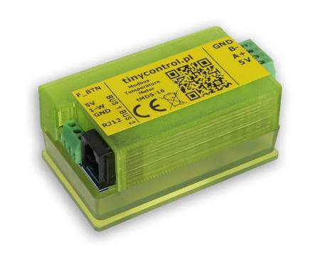 Tinycontrol tMDS-16 - miernik temperatury - Modbus RTU - do 16 czujników DS18B20