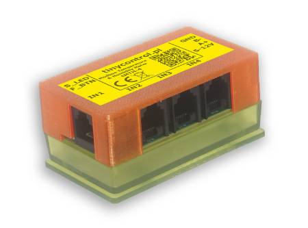 Tinycontrol tMTH-4 - miernik temperatury i wilgotności - Modbus RTU - do 4 czujników AHT20 / AM2301B