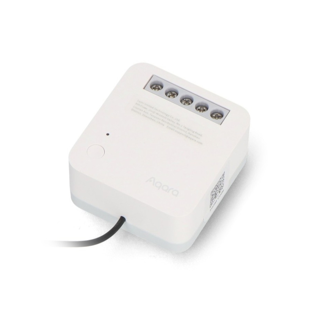 Aqara T1 SSM-U01 - jednokanałowy przekaźnik dopuszkowy z przewodem neutralnym - ZigBee