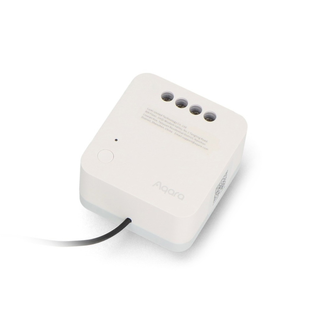 Aqara T1 SSM-U02 - jednokanałowy przekaźnik dopuszkowy bez N - ZigBee