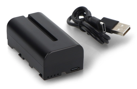 Akumulator Li-Ion NP-F550C 3900 mAh 7,2 V z USB typu C do M5Stack Tab5 i urządzeń z serii NP-F