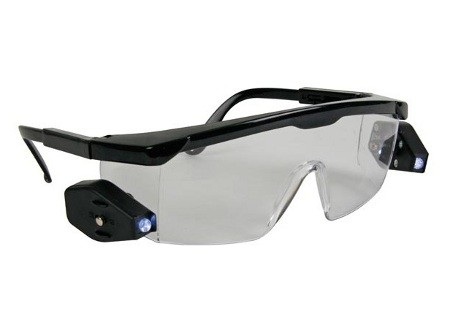 Okulary ochronne z podświetleniem